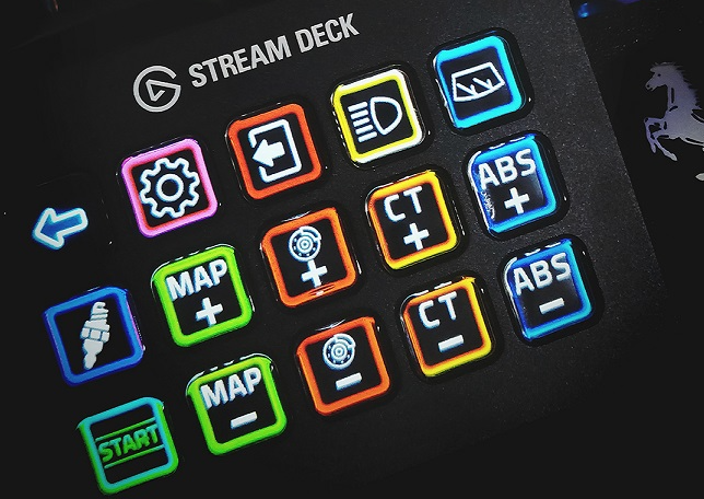 Sim Button Box w/Stream Deck by Nico