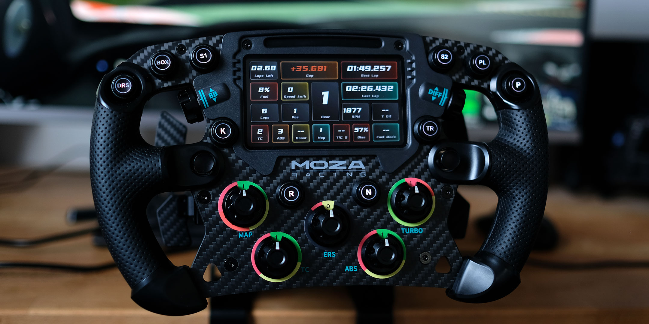 Moza Racing FSR steering wheel – SIMBELGIUM BV