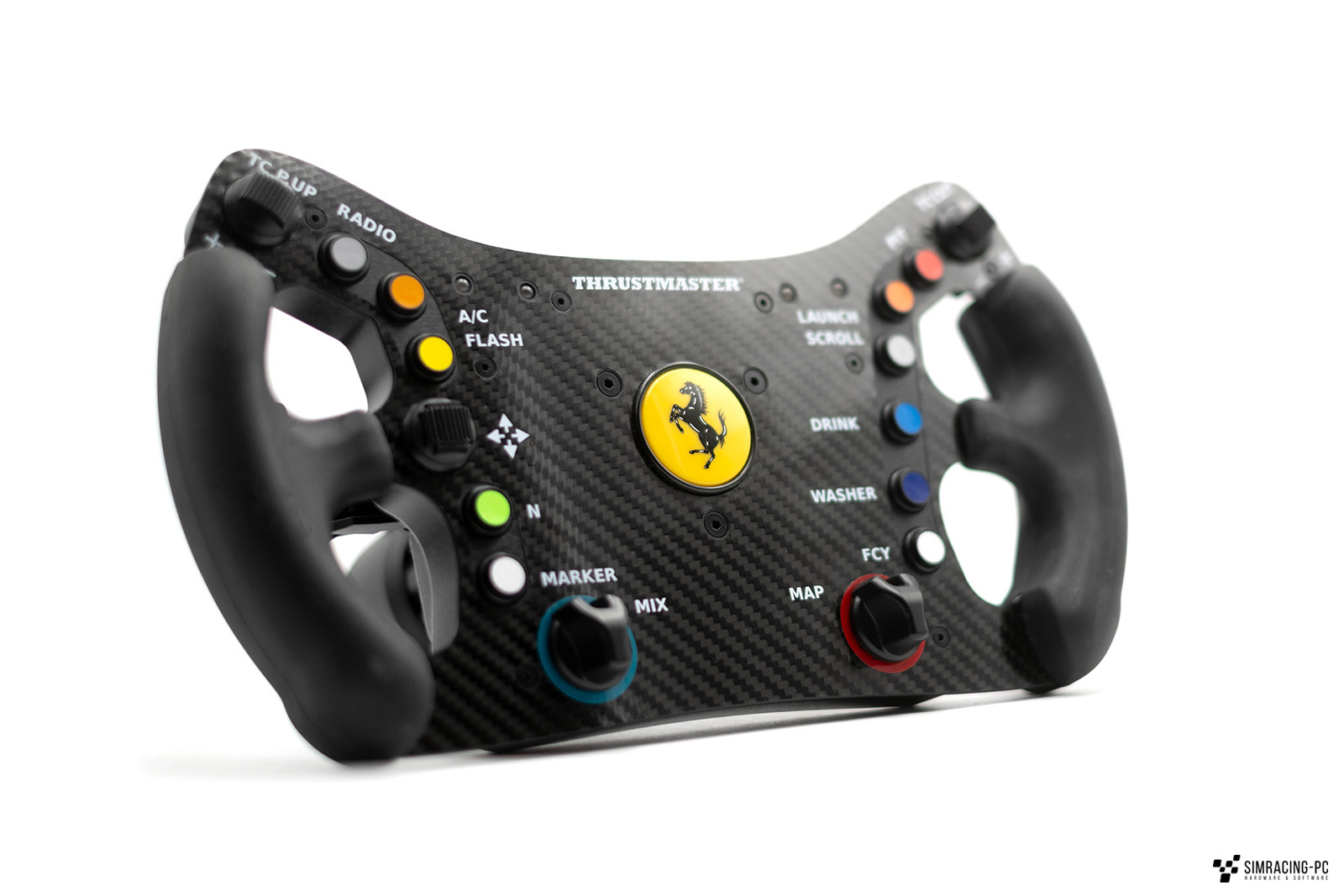 3D Printed FERRARI 488 BUTTON BOX WITH WIND SIMULATOR by Simracing